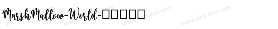 MarshMallow-World字体转换