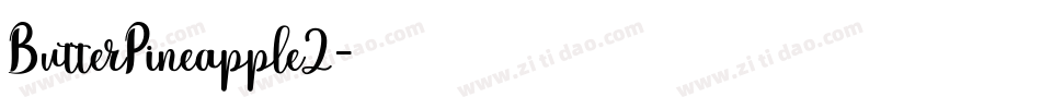 ButterPineapple2字体转换