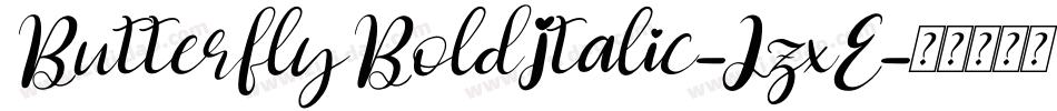 ButterflyBoldItalic-JzxE字体转换 ButterflyBoldItalic-JzxE字体转换
