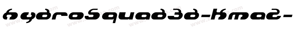 HydroSquad3D-KmaZ字体转换
