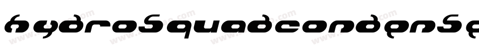 HydroSquadCondensed-2aK3字体转换