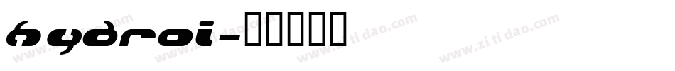 Hydroi字体转换