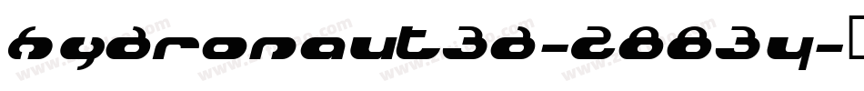 Hydronaut3D-z8834字体转换