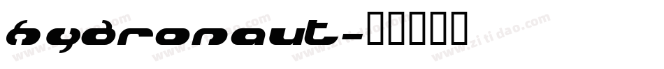 hydronaut字体转换