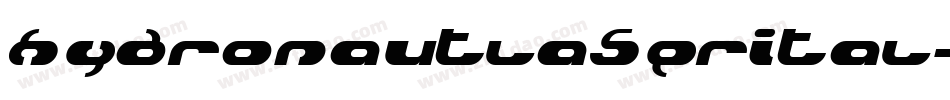 hydronautlaserital字体转换