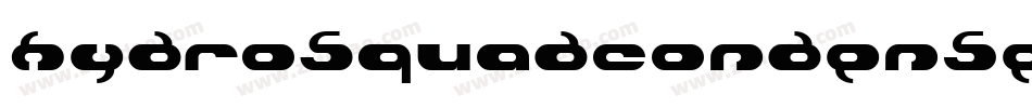 HydroSquadCondensed-2aK3字体转换