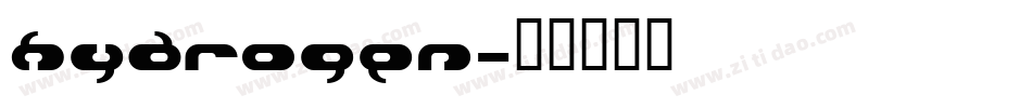 Hydrogen字体转换