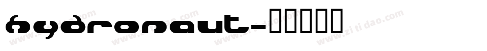 hydronaut字体转换