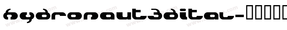 hydronaut3dital字体转换