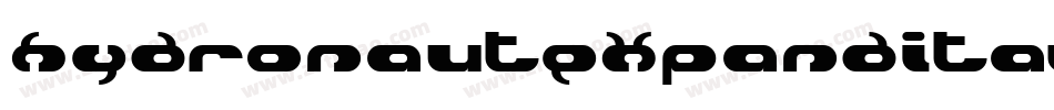 hydronautexpandital字体转换