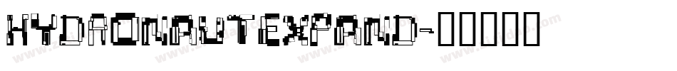 hydronautexpand字体转换