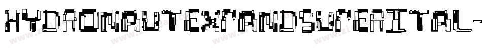 hydronautexpandsuperital字体转换