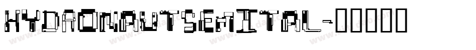 hydronautsemital字体转换
