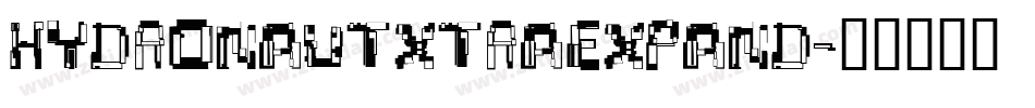 hydronautxtraexpand字体转换