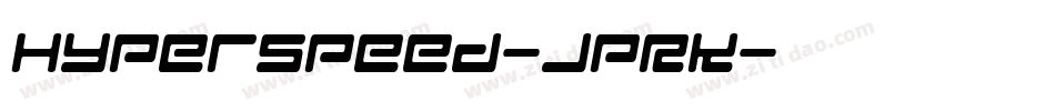 Hyperspeed-JpRK字体转换