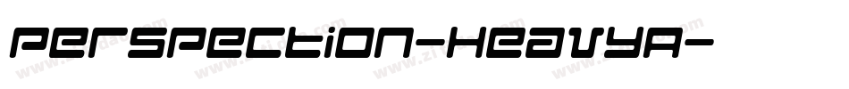 Perspection-HeavyA字体转换