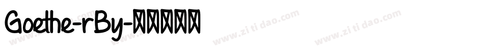 Goethe-rBy字体转换