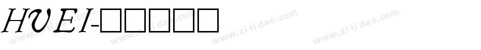 HUEI字体转换