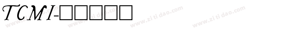 TCMI字体转换