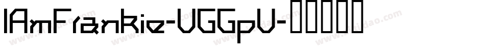 IAmFrankie-VGGpV字体转换