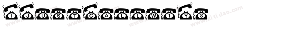 IJustCall-w1Y8字体转换