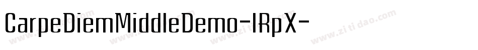 CarpeDiemMiddleDemo-lRpX字体转换
