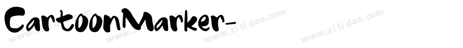 CartoonMarker字体转换