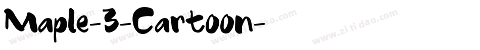 Maple-3-Cartoon字体转换