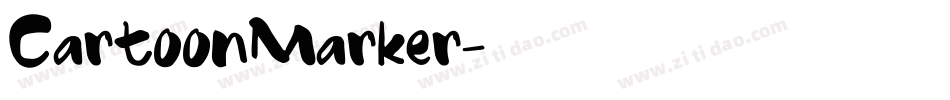 CartoonMarker字体转换