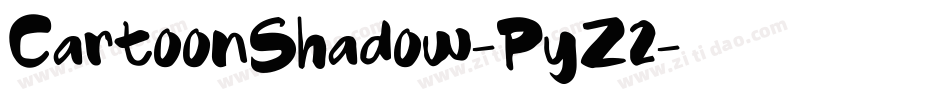 CartoonShadow-PyZ2字体转换