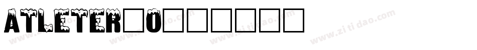 ATLETER_0字体转换