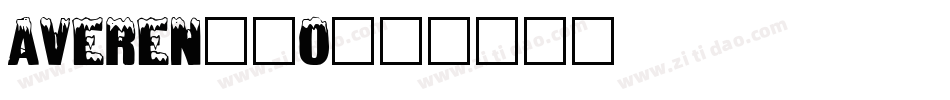 AVEREN__0字体转换