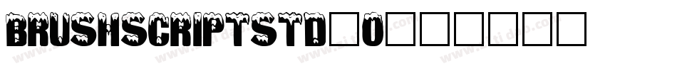 BRUSHSCRIPTSTD_0字体转换
