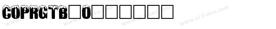 COPRGTB_0字体转换
