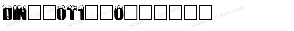DIN-(OT1)_0字体转换