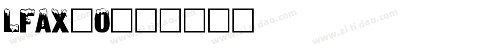LFAX_0字体转换
