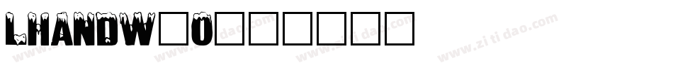 LHANDW_0字体转换