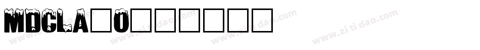 MDCLA_0字体转换