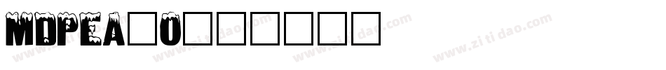 MDPEA_0字体转换
