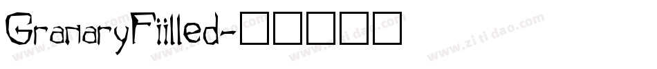 GranaryFiilled字体转换