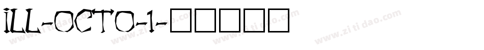 ILL-OCTO-1字体转换