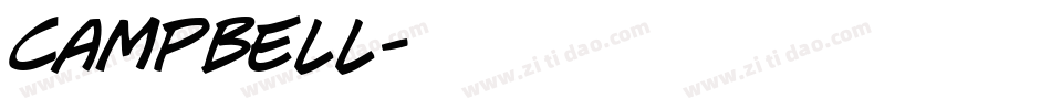 Campbell字体转换
