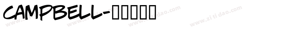 Campbell字体转换