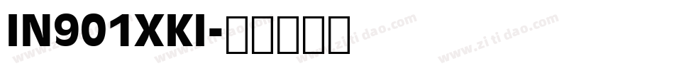 IN901XKI字体转换