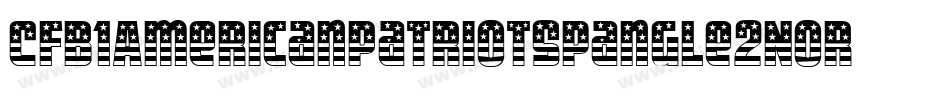 Cfb1AmericanPatriotSpangle2NormalItalic-dO2Z字体转换