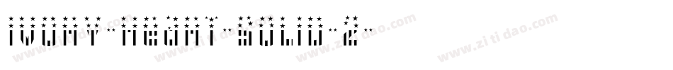 Ivory-Heart-Solid-2字体转换
