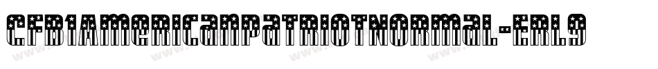 Cfb1AmericanPatriotNormal-ErL9字体转换