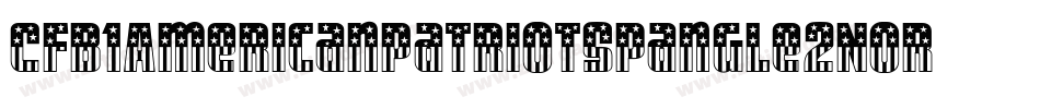 Cfb1AmericanPatriotSpangle2Normal-PqR7字体转换