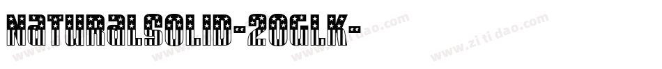NaturalSolid-2OgLK字体转换
