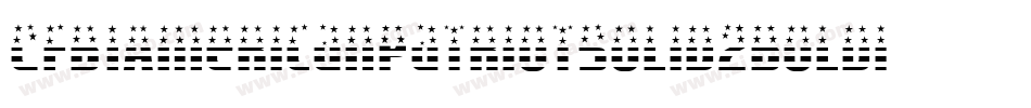 Cfb1AmericanPatriotSolid2BoldItalic-KJKX字体转换